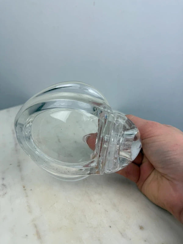 Vintage Clear Swan lucite Trinket Dish