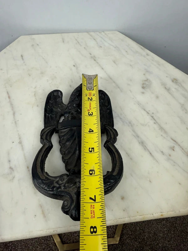 Vintage Cast Iron Eagle Door Knocker American Federal Colonial Style