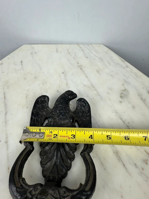 Vintage Cast Iron Eagle Door Knocker American Federal Colonial Style